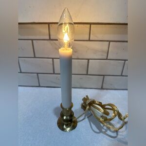 4-Vtg 7” Electric Christmas Candle with 3ft Cords and Shut-Off Switch - Tested